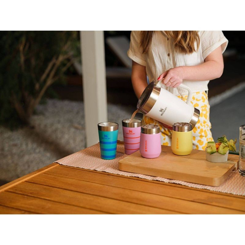 slide 3 of 4, Stanley 16 oz Stainless Steel Stacking Pint Amethyst Striped, 16 oz