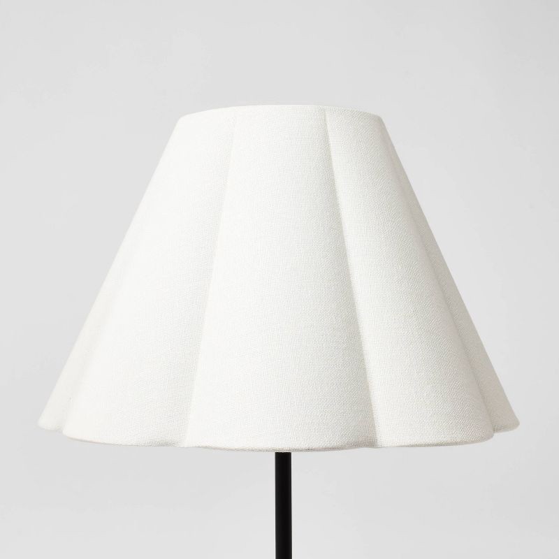 slide 2 of 4, Threshold designed w/Studio McGee Scallop Pleated Lamp Shade White - Threshold™ designed with Studio McGee, 1 ct