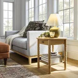 Threshold designed w/Studio McGee Scallop Pleated Lamp Shade White - Threshold™ designed with Studio McGee