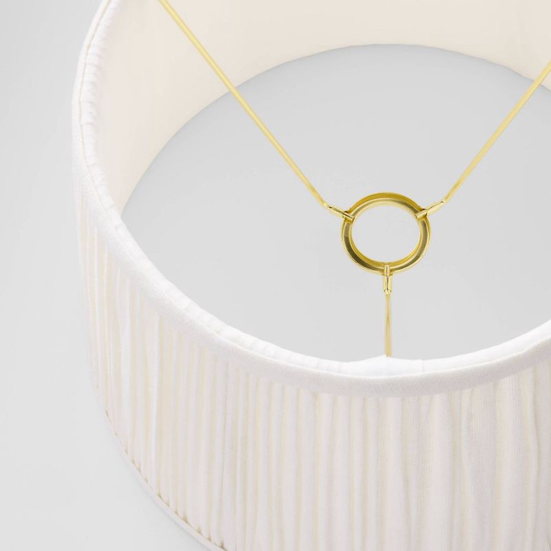 slide 4 of 4, Threshold designed w/Studio McGee Soft Pleated Shade Off-White - Threshold™ designed with Studio McGee, 1 ct