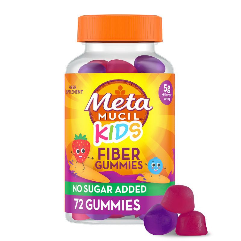 slide 11 of 11, Metamucil Kids' Fiber Gummies - 72ct, 72 ct