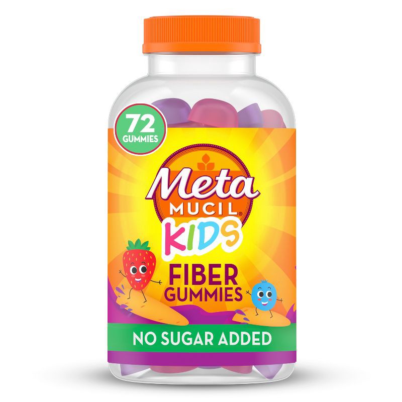slide 1 of 11, Metamucil Kids' Fiber Gummies - 72ct, 72 ct
