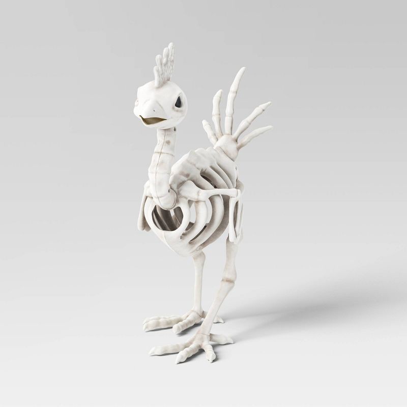 slide 1 of 3, 10.5" Chicken Skeleton Halloween Decorative Prop - Hyde and EEK! Boutique™, 10.5 in