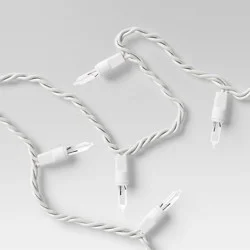 String Lights Clear White - Room Essentials™: 100 Incandescent Bulbs, Indoor/Outdoor Miniature Fairy Lights, UL Listed