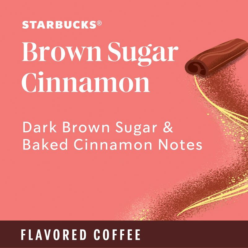 slide 2 of 7, Starbucks Brown Sugar Cinnamon Medium Roast Ground Coffee - 11oz, 11 oz