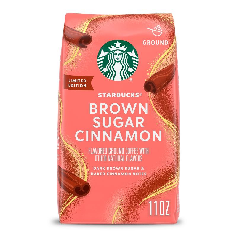 slide 1 of 7, Starbucks Brown Sugar Cinnamon Medium Roast Ground Coffee - 11oz, 11 oz