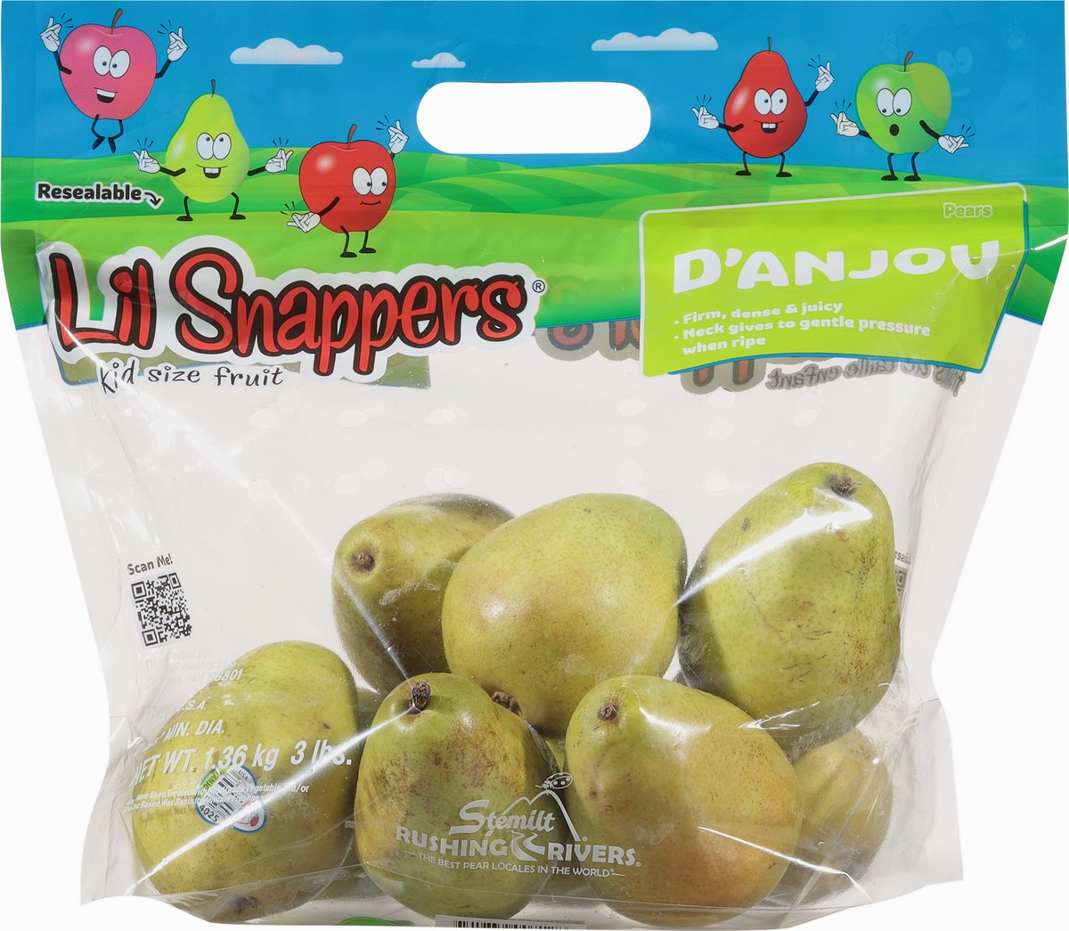slide 10 of 10, Stemilt Lil Snappers Pears Kid Size Fruit 3 lb, 3 lb
