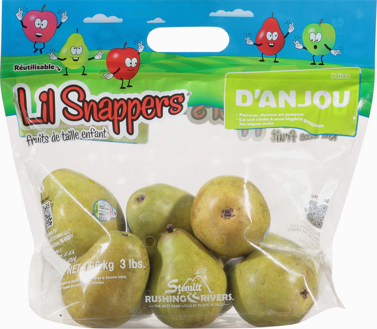 slide 6 of 10, Stemilt Lil Snappers Pears Kid Size Fruit 3 lb, 3 lb
