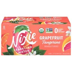 Nixie Grapefruit Tangerine Sparkling Water - 8 x 12 fl oz Cans