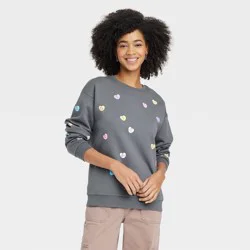 Women's Sweethearts Graphic Sweatshirt - Black S