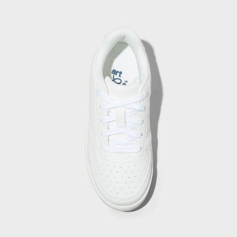 slide 3 of 4, Kids' Benni Court Sneakers - art class™ White 2, 1 ct