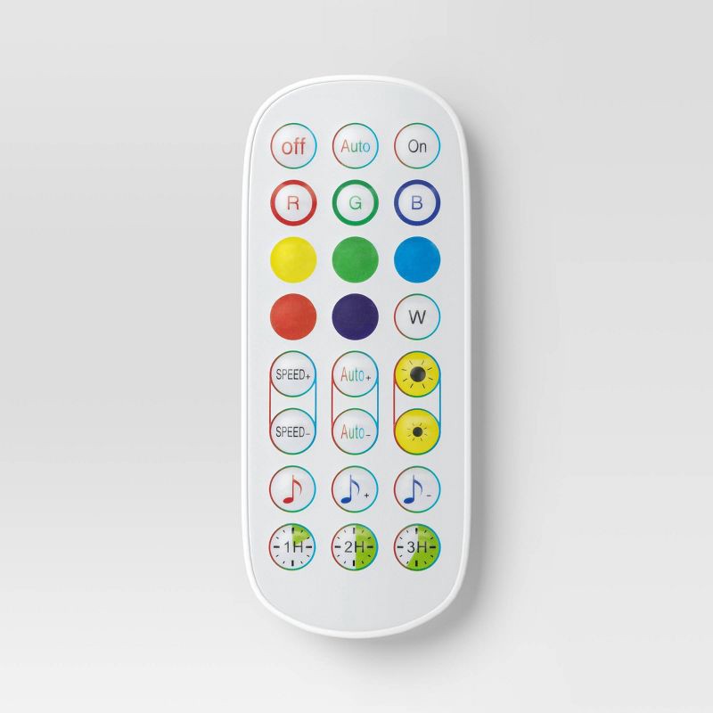 slide 6 of 6, Color Changing LED Floor Lamp with Remote Control Mood and Ambient Lighting Black - Room Essentials™, 1 ct