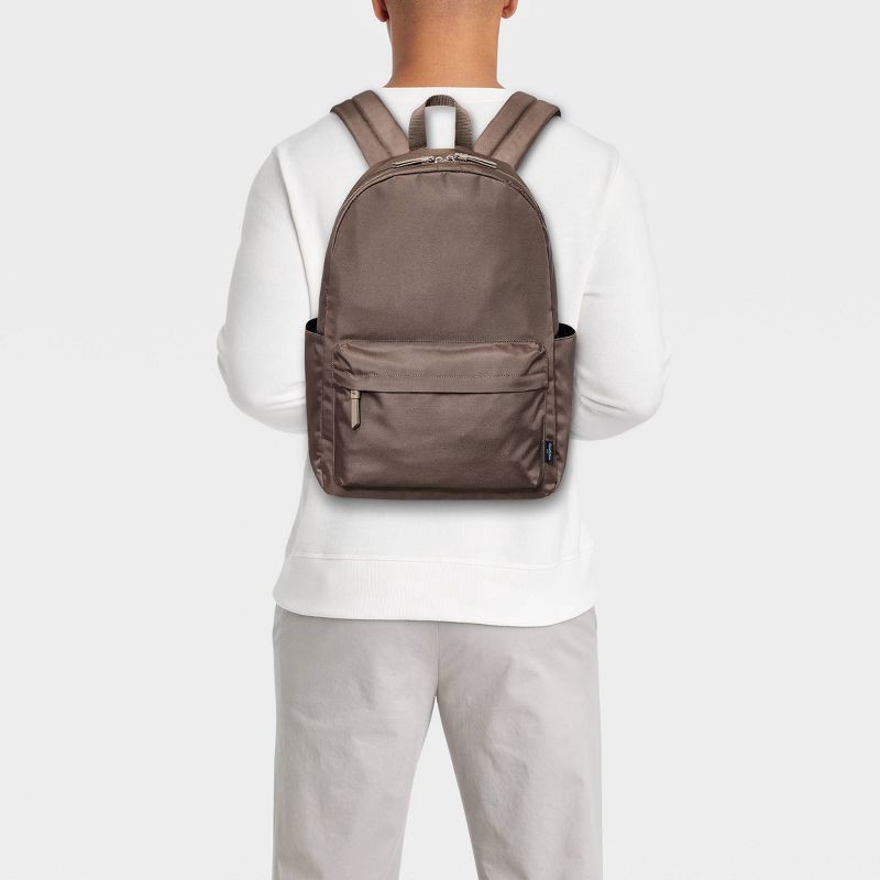 slide 2 of 5, Men's 18" Dome Backpack - Goodfellow & Co™ Brown, 1 ct