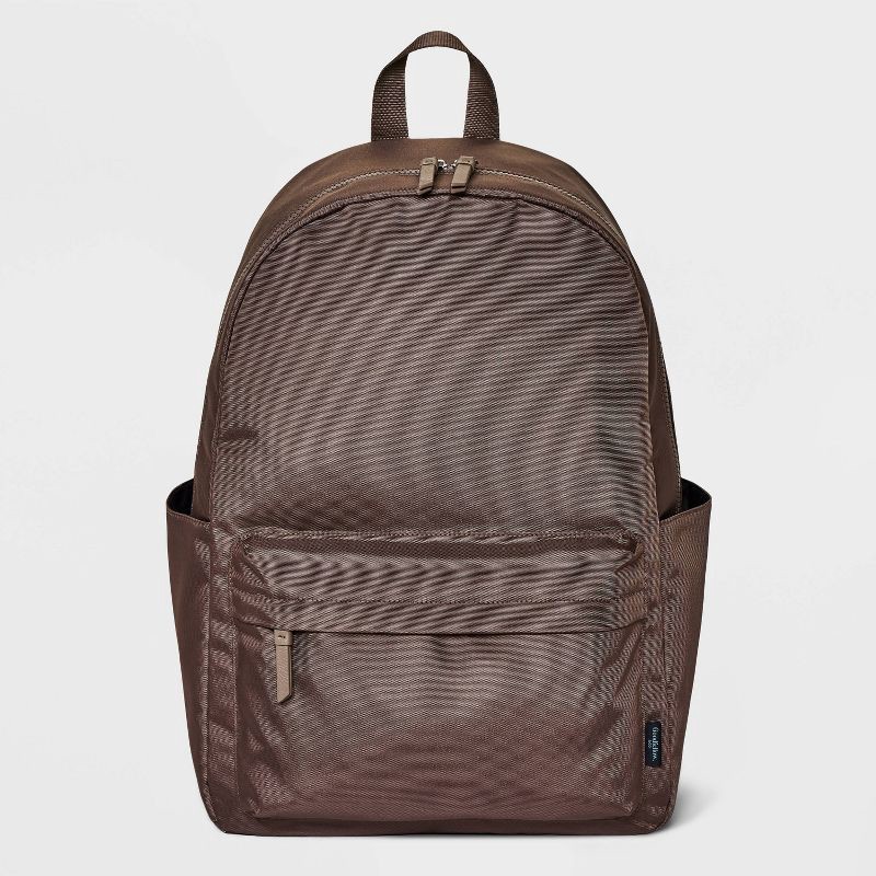 slide 1 of 5, Men's 18" Dome Backpack - Goodfellow & Co™ Brown, 1 ct