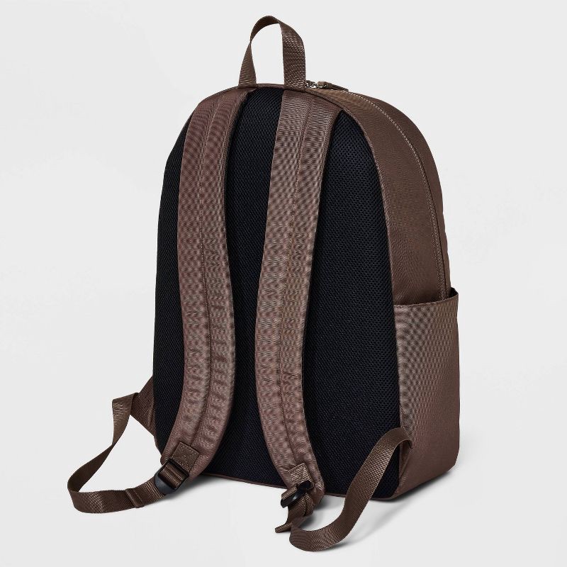 slide 3 of 5, Men's 18" Dome Backpack - Goodfellow & Co™ Brown, 1 ct