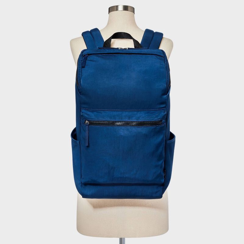 slide 2 of 6, Men's 18" Commuter Backpack - Goodfellow & Co™ Navy Blue, 1 ct