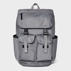 Men's 18.5" Backpack with Buckles - Goodfellow & Co™ Gray