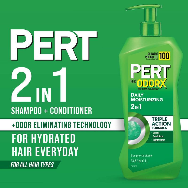 slide 3 of 6, Pert Plus Pert 2-in-1 Complete Shampoo + Conditioner - 33.8 fl oz, 33.8 fl oz