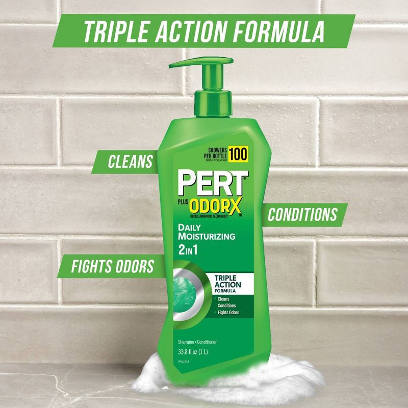 slide 5 of 6, Pert Plus Pert 2-in-1 Complete Shampoo + Conditioner - 33.8 fl oz, 33.8 fl oz