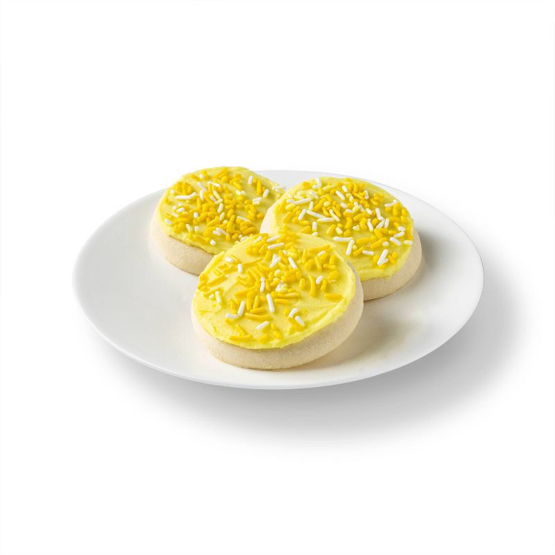 slide 3 of 3, Lemon Frosted Sugar Cookies - 13.5oz/10ct - Favorite Day™, 10 ct; 13.5 oz