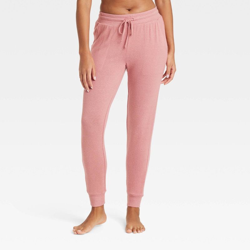 Women's Perfectly Cozy Lounge Jogger Pants - Stars Above Pink L 1 ct