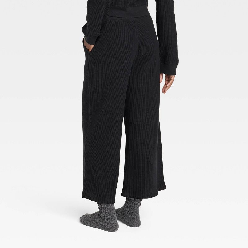 Women's Waffle Lounge Pants - Stars Above™ Black XS 1 ct | shipt