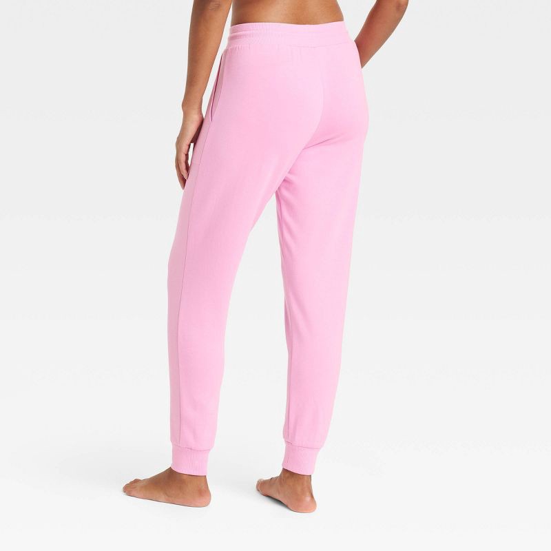 Women's Beautifully Soft Fleece Lounge Jogger Pants - Stars Above™ Pink XS