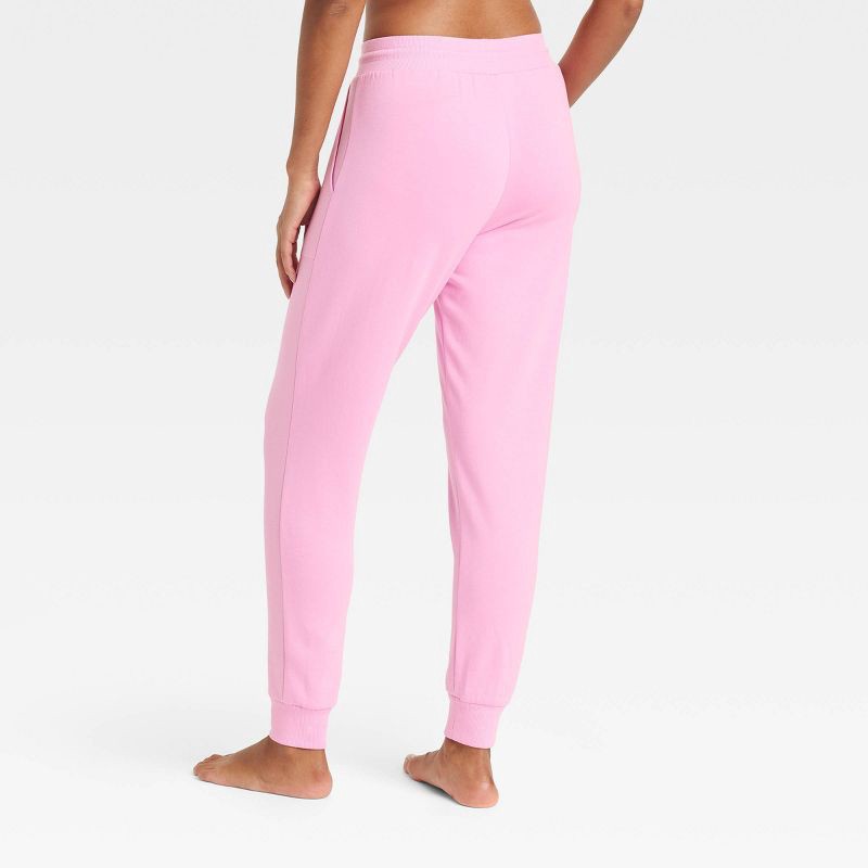 Women's Beautifully Soft Fleece Lounge Jogger Pants - Stars Above™ Pink XL