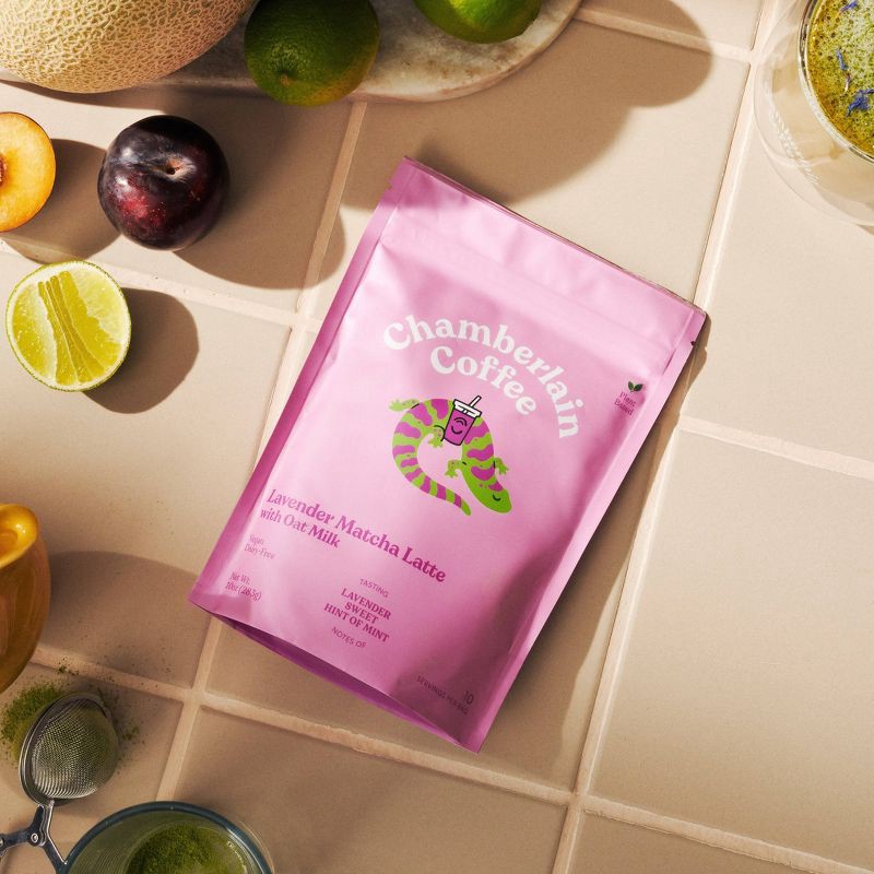 slide 4 of 4, Chamberlain Coffee Lavender Matcha Latte with Oatmilk - 10oz, 10 oz