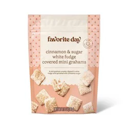 Cinnamon & Sugar White Fudge Covered Mini Grahams - 8.5oz - Favorite Day™