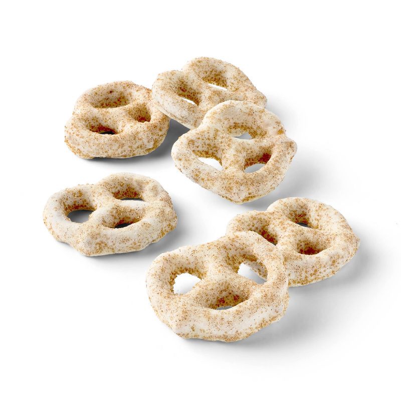 slide 3 of 3, White Fudge Covered with Cinnamon Sugar Mini Pretzels - 6oz - Favorite Day™, 6 oz