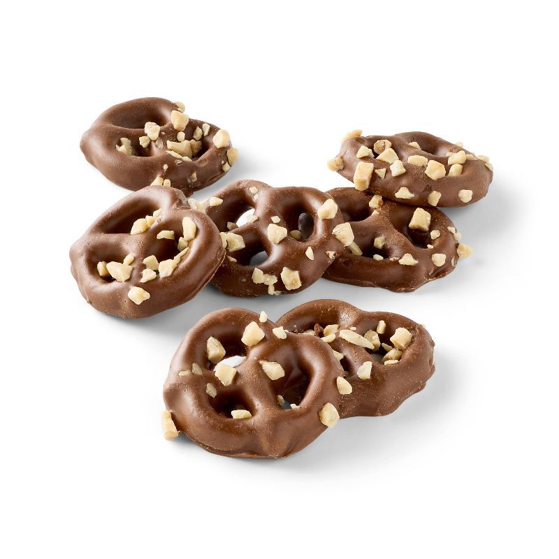 slide 3 of 3, Milk Chocolate and Toffee Covered Mini Pretzels - 6oz - Favorite Day™, 6 oz