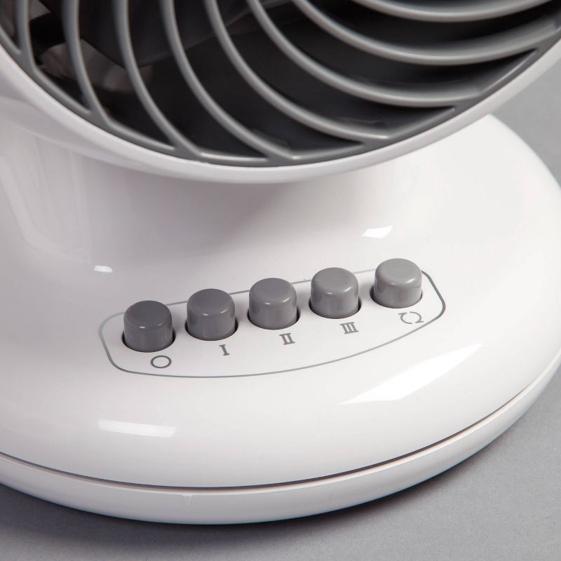 slide 5 of 6, Compact Personal Oscillating Fan White - Woozoo, 1 ct
