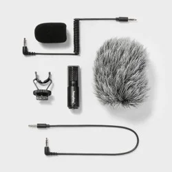 Cardioid Microphone - heyday™ Black: Lavalier Condenser, 3.5mm Jack, Omnidirectional