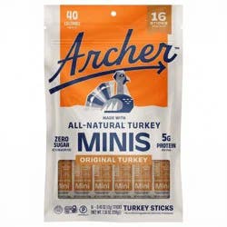 Archer Jerky Turkey Mini Sticks - 7.36oz/16ct