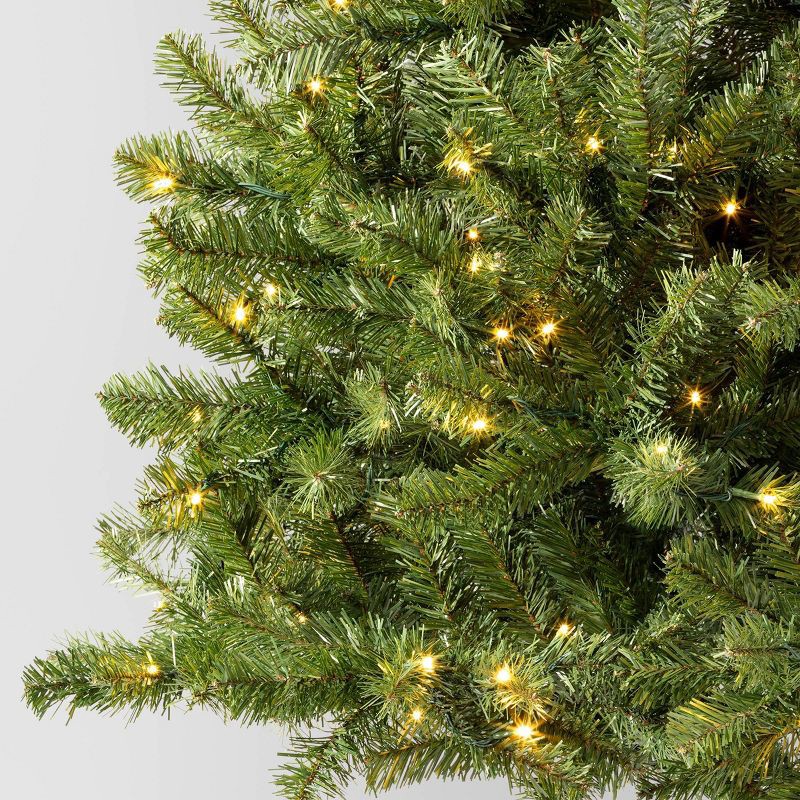 slide 4 of 5, 7.5' Pre-Lit LED Alberta Spruce Artificial Christmas Tree Dual Color Lights - Wondershop™: Electric, Flame-Resistant, Indoor Use, 1 ct