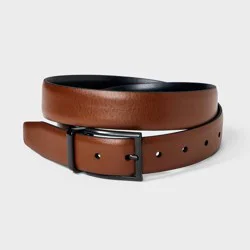 Men's Two-in-One Reversible Dress Belt - Goodfellow & Co™ Brown L
