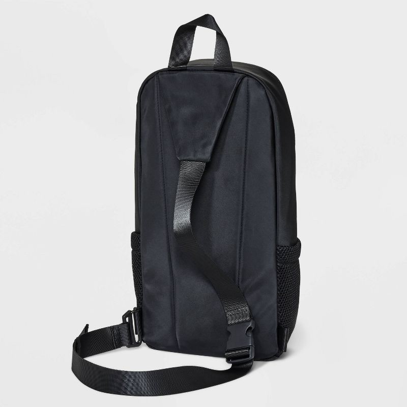 slide 3 of 5, Men's Solid Sling Crossbody Bag - Original Use™ Black, 1 ct