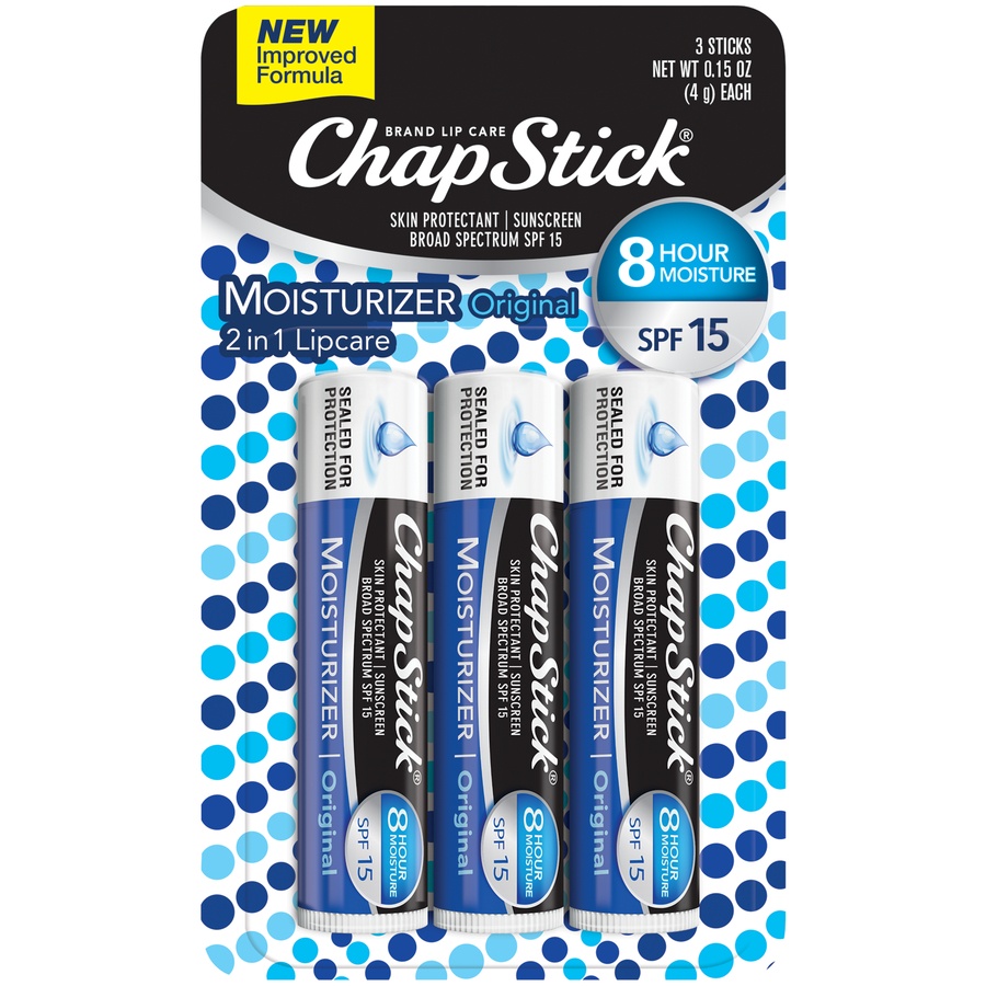 chapstick moisturizer spf 15