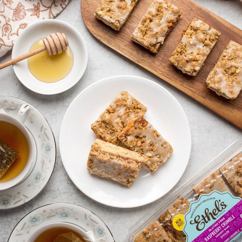 slide 2 of 5, Ethel's Baking Co. Gluten Free Raspberry Crumble Dessert Bar - 6oz/4ct, 4 ct; 6 oz