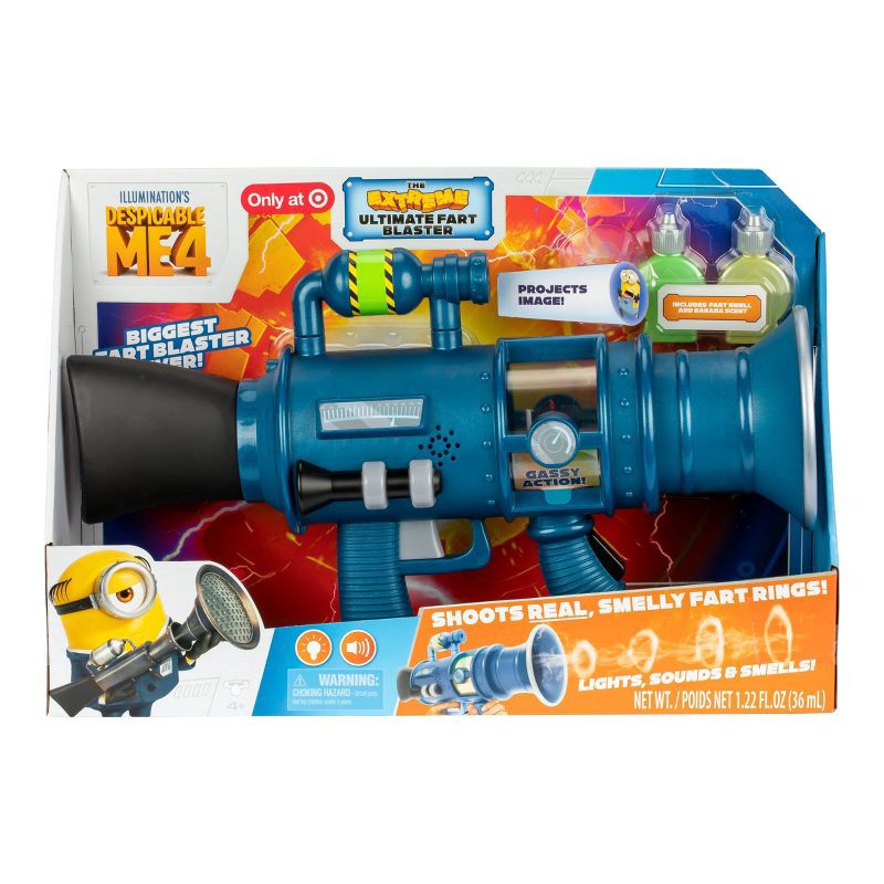 slide 1 of 15, Despicable Me 4 Extreme Ultimate Fart Blaster Toy, 1 ct