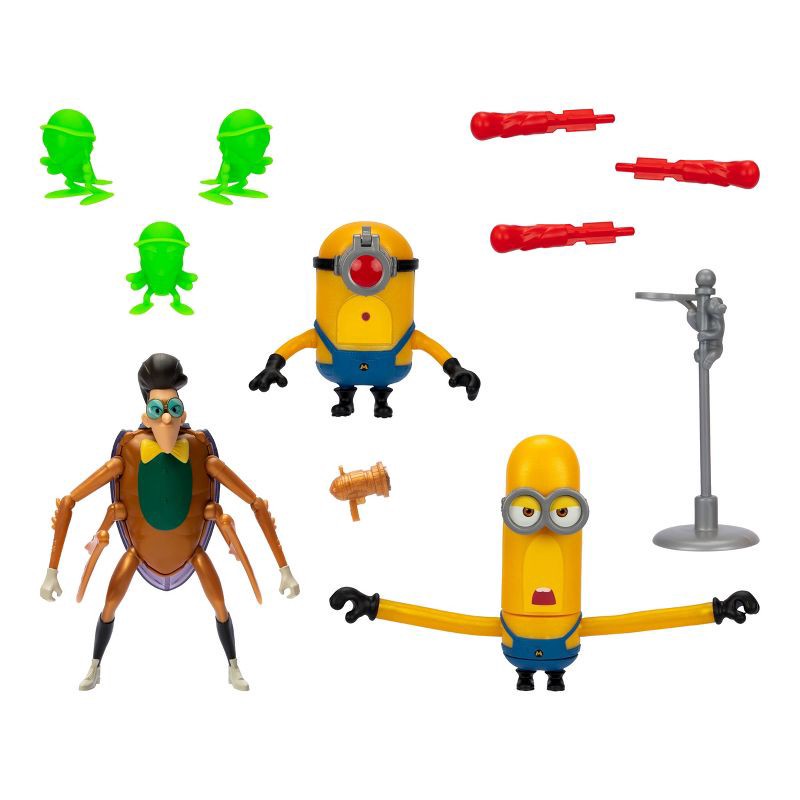 slide 2 of 9, Moose Toys Despicable Me 4 Mega Minions vs Maxime Action Figure Set, 1 ct