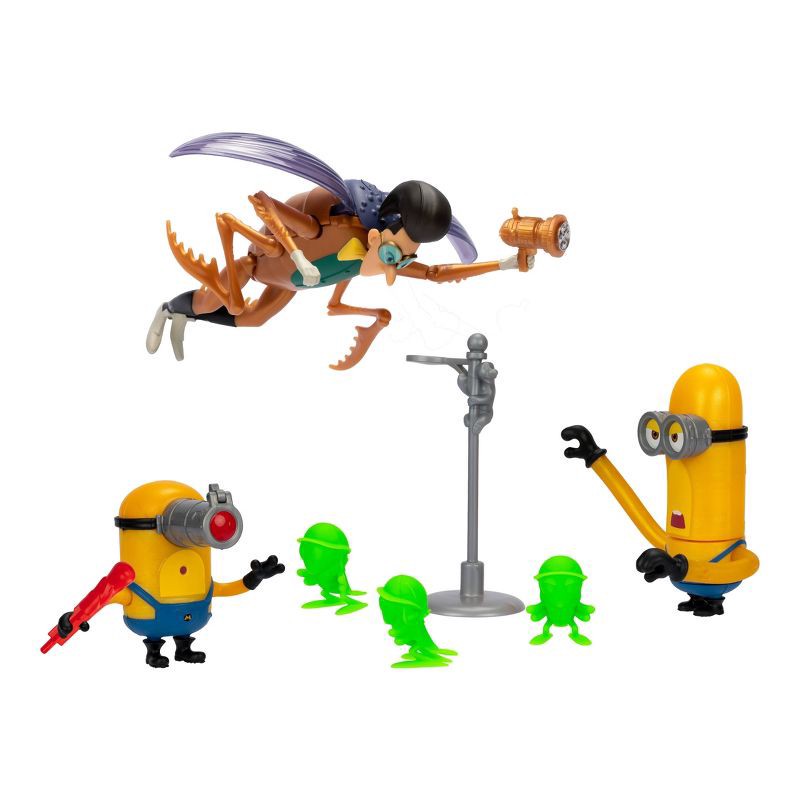 slide 4 of 9, Moose Toys Despicable Me 4 Mega Minions vs Maxime Action Figure Set, 1 ct