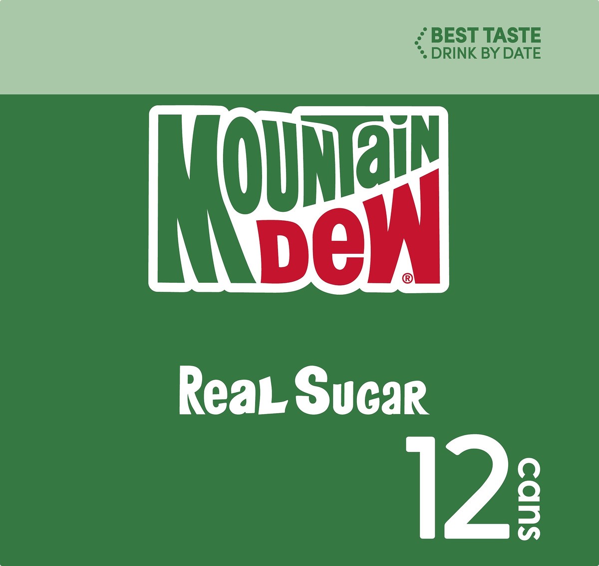 slide 3 of 4, Mountain Dew Throwback Soda, 12 ct; 12 fl oz