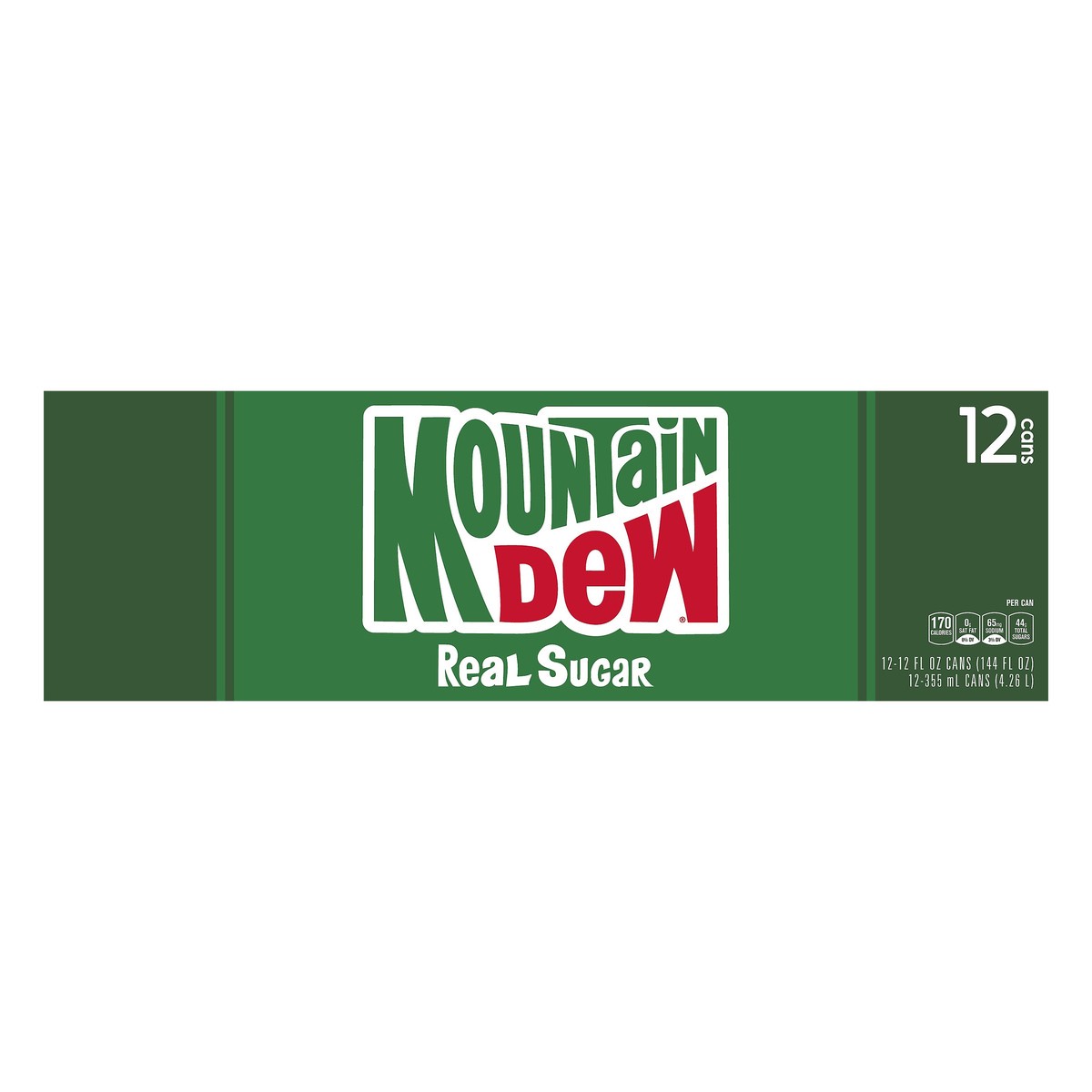 slide 1 of 4, Mountain Dew Throwback Soda, 12 ct; 12 fl oz