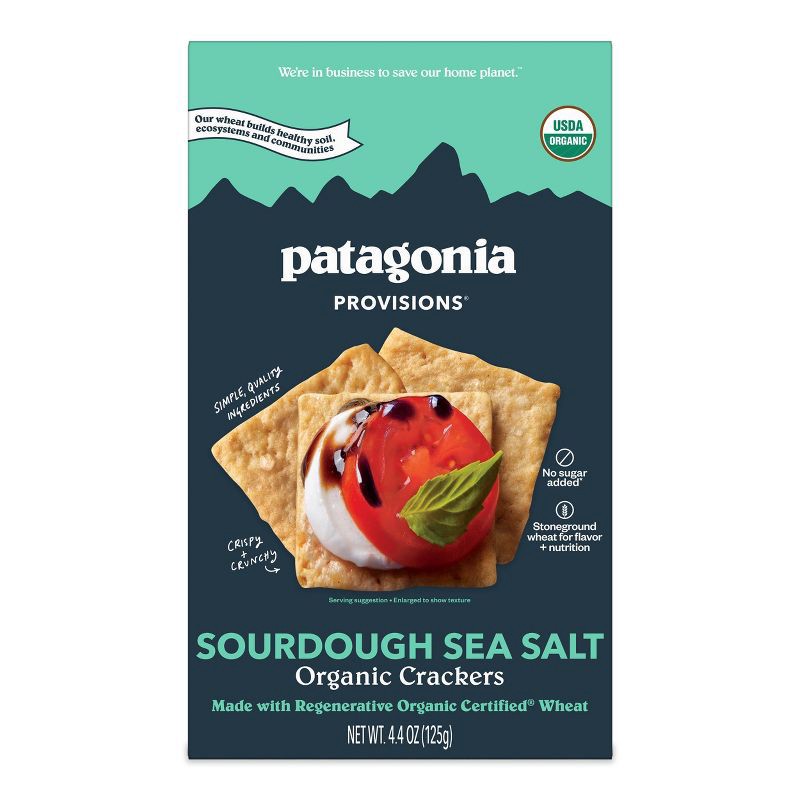 slide 1 of 8, Patagonia Provisions Sourdough Sea Salt - 4.4oz, 4.4 oz