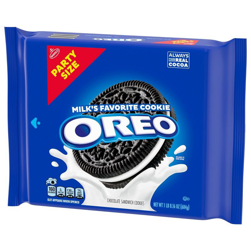 slide 8 of 13, Oreo Original Cookies Party Size - 24.16oz, 24.16 oz