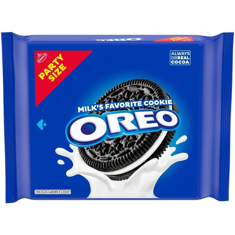 slide 1 of 13, Oreo Chocolate Sandwich Cookies Party Size - 24.16oz, 24.16 oz