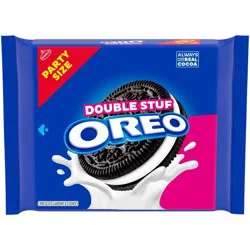 Oreo Double Stuf Chocolate Sandwich Cookies Party Size - 24.95oz