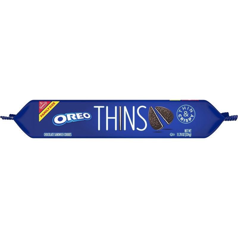 slide 13 of 14, Oreo Thins Chocolate Sandwich Cookies Family Size - 11.78oz, 11.78 oz